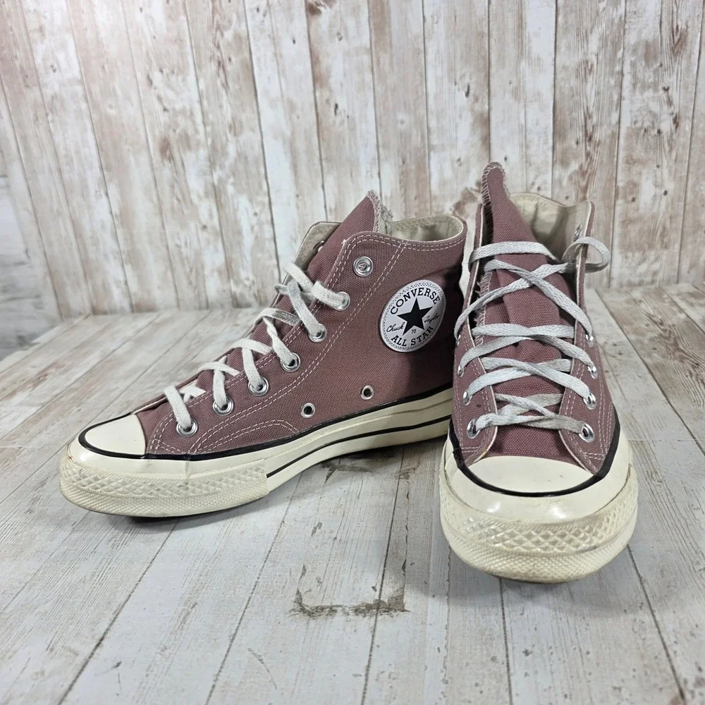Converse Chuck 70 Hi High Top Sneakers Mauve Rose 168510C Womens 7 Mens 5 - Picture 5 of 8